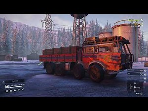 Bridge Repair in the Frozen Wild | SnowRunner Realistic Mission #novoiceover