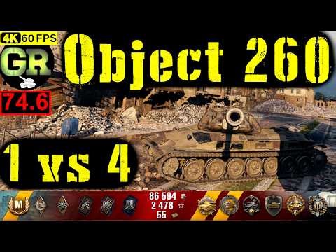 World of Tanks Object 260 WoT Replay - 10 Kills 6.8K DMG(Patch 1.4.0)