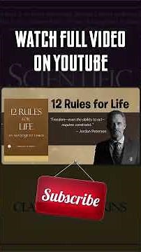 🧠 12 Rules for Life by Jordan Peterson | Life Lessons to Transform Your Mind & Future 🇺🇸