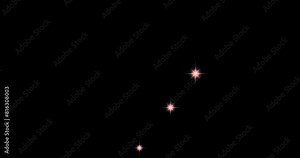 Mesmerize your audience with the enchanting allure of twinkling stars. Moving twinkling stars for designing projects and creating a unique magical effect. Captivating Red Stars collection.