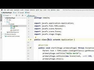 Creating Media Player using JavaFX | Video Player usign Java FX | Java Media Player | Hindi