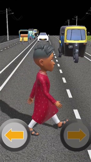 road 🚸 crossing game 🚸🎮 #filtergame​ #tiktokfilter​ #filterchallenge​ #gamingchallenge