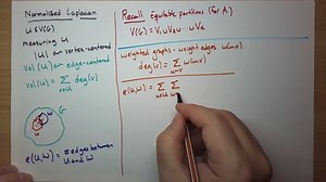 (Spectral; Fall 23) 23 - Normalized Laplacian and equitable partitions