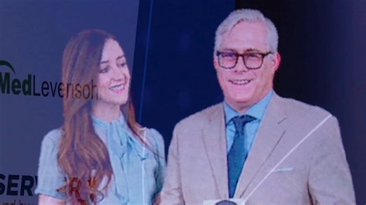 For the first time, Mayo Clinic experts transmitted themselves as live 3D holograms more than 4,000 miles away to present at an innovative medical and healthcare summit in Brazil. Giselle Coelho Caselato, M.D., Ph.D., and William D. Freeman, M.D., were invited to speak about Mayo Clinic's STR-X Fellowship Program and how it is advancing healthcare education in rural, remote and underserved areas through advanced technology. From Mayo Clinic in Florida, Dr. Coelho and Dr. Freeman presented to abo