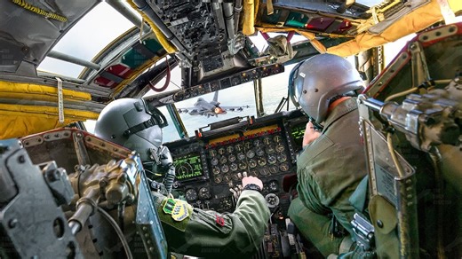 Insane Cockpit View of Feared US B-52 Bomber Flying to Its Limit