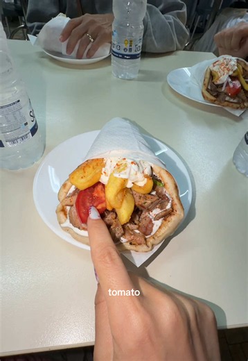 Gyro Review: Trying Gyro #2 in Greece — No Ketchup