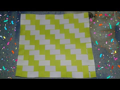 Paano gumawa ng banig na gawa sa papel? | Diy paper weaving ideas |Althea Enriquez