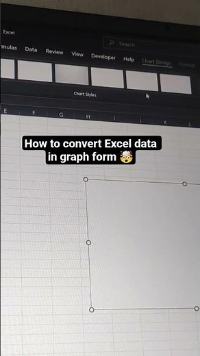 Convert Data into Graph in Excel instantly 📊 • Easy excel trick #viral #spreadsheets #excel