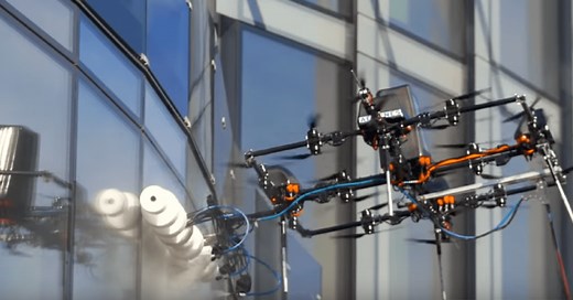 Wash your windows with an Aerones drone