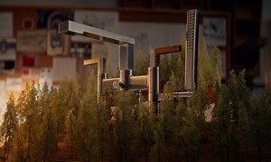 His story goes on. #HisVisionContinues Introducing the Frank Lloyd Wright® Bath Collection by Brizo®.#FLWbyBrizo https://bit.ly/36ShN5d | Brizo Faucet