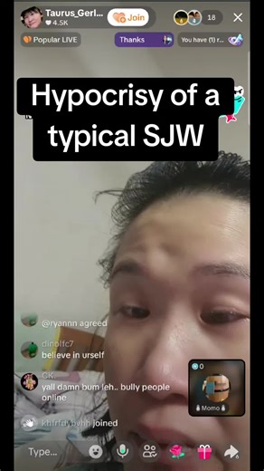 Typical SJW behavior🌚🌚👩‍🦼🌝🌝