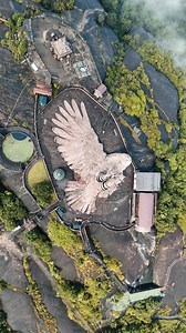 492K views · 10K reactions | Bird’s eye view—literally!  This is the World’s Largest Bird Sculpture礪 Welcome to Jatayu Earth Centre in Kerala, where history meets jaw-dropping views! This epic spot is dedicated to Jatayu from the Ramayana, the legendary bird who tried to save Sita Ma. Standing tall as a symbol of bravery and sacrifice. #Jatayu #ramayana #wanderwithsky | Aakash Malhotra | Facebook