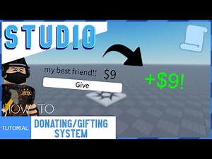 ROBLOX STUDIO | How to make a Donating/Gifting GUI System [Easy!]