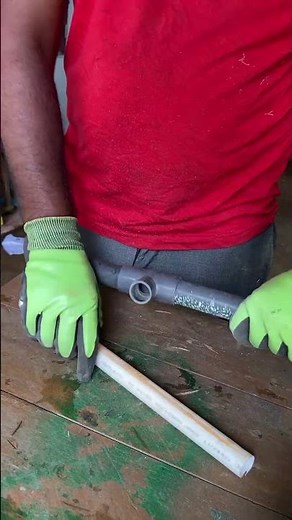 Fixing T Socket Pipe Joint | Plumbing Pipe Connect | PVC Pipe Joint DIY