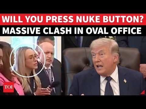 NUCLEAR ATTACK ON IRAN? Trump YELLS, Then Reveals His 'REAL' War Plan Amid Oval Office Clash