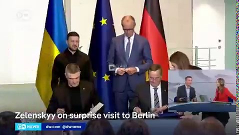 ⚡️Ukraine and Germany signed an agreement on defense cooperation in Berlin.Ukraine and Germany signed an agreement on electronic data exchange for combat, — German Chancellor MerzThe parties also agreed on new military assistance packages for Ukraine, which will include air defense, long-range weapons, drones and ammunition.👉 Follow @blyskavka_ua