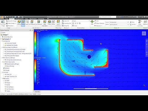 Simulating Temperature in Autodesk CFD using Total Heat Generation for Architecture
