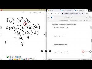 Finding Function Values