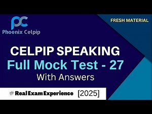 CELPIP Speaking Test - 27 | With Sample Answers for High Scores! | 2025