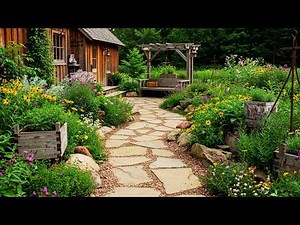 12 Farmhouse Garden Ideas 🌿 Rustic Wood, Stone & Nature for a Timeless Outdoor Look