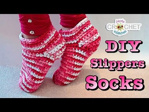 Easy Crochet Slippers / Socks Pattern & Tutorial