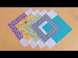 Simple and easy quilt tutorial idea from left-over fabric