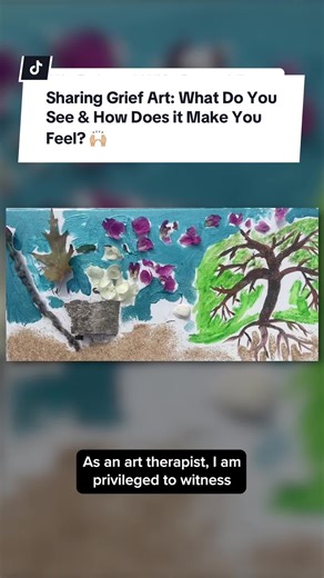 Sharing Grief Art: What Do You See & How Does it Make You Feel? 🙌🏼