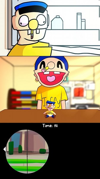 FNF: SML Vs Jeffy V3 Part 2 | Jeffy Vs Marvin - Play-doe Song + Cutscene + Kill Jeffy #shorts #sml