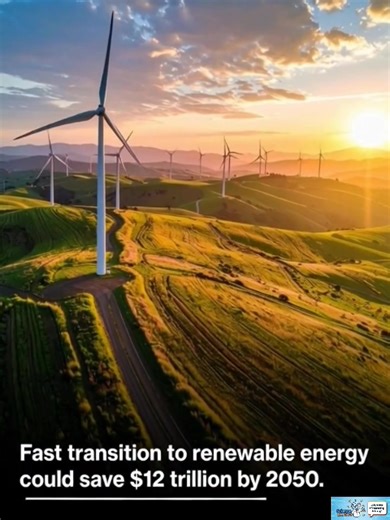 🚨 Oxford Study Shocks Energy World: Clean Energy Could Save $12 TRILLION by 2050 A powerful new peer-reviewed study from Oxford University, published in the journal *Joule*, reveals that switching rapidly to clean energy isn’t just good for the planet — it’s a massive economic win 🌍💰 Researchers found that moving to a mostly fossil-free energy system by around 2050 could save the global economy **at least $12 trillion** compared to sticking with coal, oil, and gas. Why? Because renewable tech