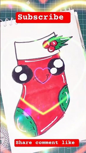 cute easy socks 🧦 cartoon drawing. #shorts