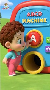 ABC Song for Kids (A-D) | Fun Alphabet Nursery Rhyme | ABCD Learning Song #abcd #kidssongs #shorts