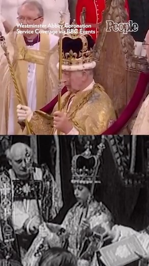 229K views · 80 reactions | Check out this side-by-side look at the coronations of King Charles and Queen Elizabeth. 勞 Tap our bio link to see more! | People | Facebook