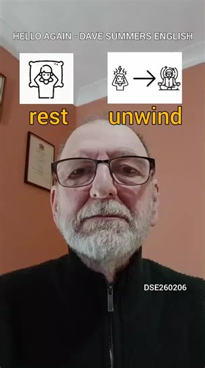 Improve Your English Vocabulary: REST and UNWIND