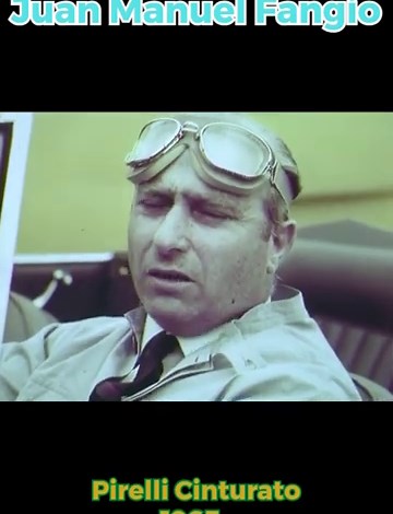 Rare Footage: Fangio Pirelli Cinturato test 1965 #automobile
