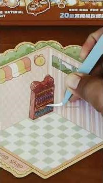 Spring Shop part1 #asmr #sticker #3dstickers #miniaturestickers #stickerscene