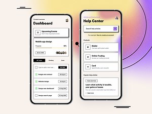 Neo Brutalism SaaS Dashboard App