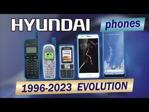 Hyundai phones evolution 1996-2023 | 294 models | 3 commercials