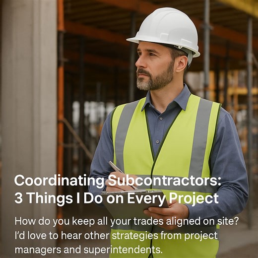 Effective subcontractor coordination: 3 key strategies | Alireza Rahimi posted on the topic | LinkedIn