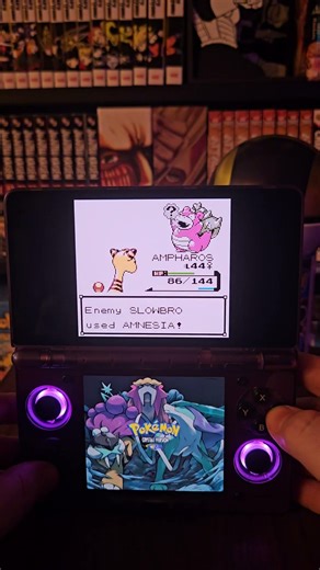 Pokémon Crystal (GBC) – Elite Four Will Pt. 4: Ampharos Powers Through ⚡🧠 #pokemon #gaming