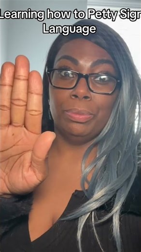 When you wanna take your petty to another level #petty #signlanguage #asl#americansignlanguage