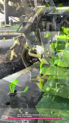 Ultra-Fast Vegetable Transplanter Plants 6,000 Seedlings Per Hour With Precision Spacing