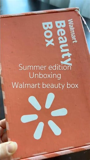 Unboxing ‪@Walmart‬ beauty box. Summer edition. #subscriptionbox #walmart