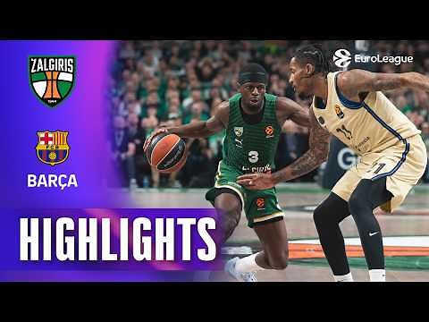 Francisco Owned The Fourth | Zalgiris - FC Barcelona | R35 BASKETBALL HIGHLIGHTS 2025-26