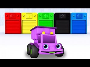 Learn the Colors | Color Learning Vehicles - Color Trucks for Kids | Color World Videos for Children