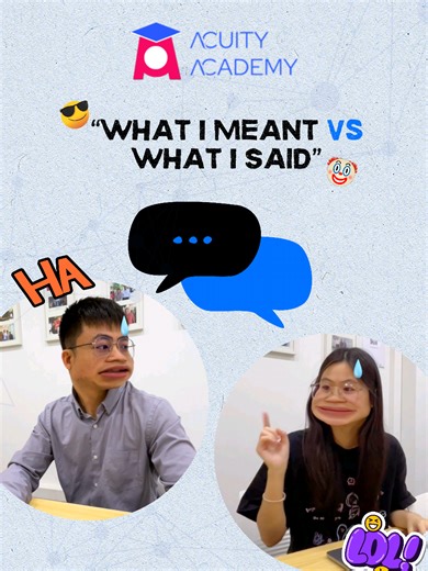 “I know English… but why did that come out wrong?” 😫 Sometimes it’s not about what you want to say. It’s about how it sounds in real conversations. Small language mistakes can lead to big misunderstandings, especially at work. At Acuity Academy, we help you say what you mean clearly, professionally, and confidently. 🥰 📩 DM us to learn English for real-life situations #AcuityAcademy #EnglishStruggles #SpeakBetterEnglish #CommunicationSkills #English