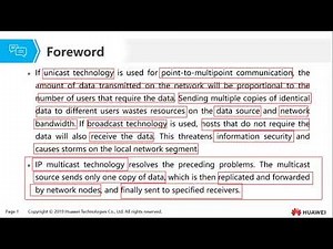 Topic 8 IP Multicast Basics
