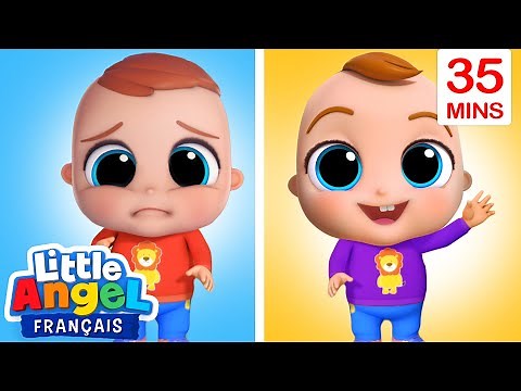 Heureux ou triste, Bébé Louis? Comptines pour enfants | Little Angel Français
