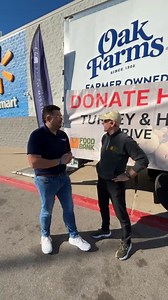 TODAY is the turkey and ham drive! Cameron Lindsey, and Sarah Allsup are live at Walmart on Lawrence Rd! | News Channel 6 KAUZ