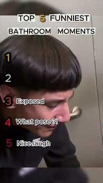 Top 5 Funniest Bathroom Moments 🤣🚽