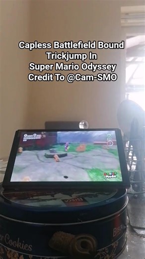Capless Battlefield Bound Trickjump In Super Mario Odyssey Credit To ‪@Cam-SMO‬.